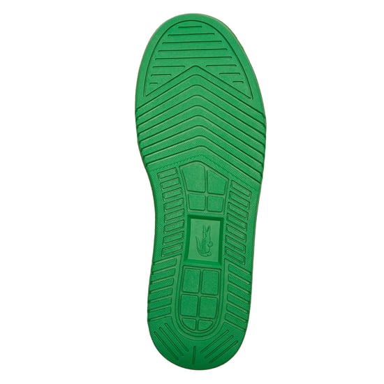 Lacoste L001 Leren Trainers voor Volwassenen (Uit Wit/Groen) - Image 4