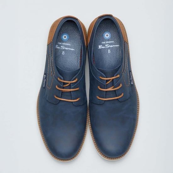 Heren Ben Sherman Havana Trainers in Navy - Image 3