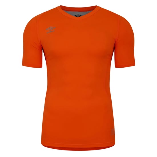 Umbro Unisex Elite V-hals Base Layer Top voor volwassenen (Schokkend Oranje) - Image 1