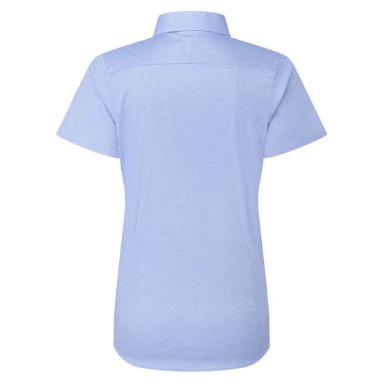 Premier Dames/Dames Supreme Oxford Formeel Overhemd Met Korte Mouwen (Oxford Blauw) - Image 2