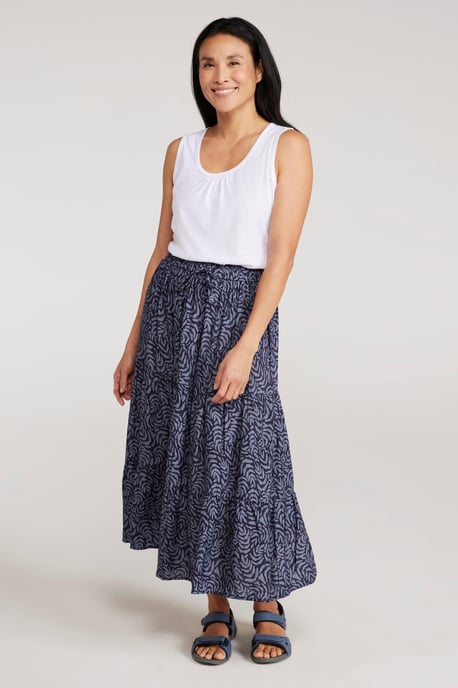 Mountain Warehouse Dames/Dames Palermo tierende midirok (Marine) - Image 1