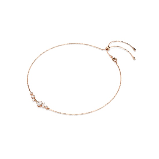Swarovski 'Constella Bars' Dames Gouden Geplateerde Metalen Ketting - Roze 5729504 - Image 2