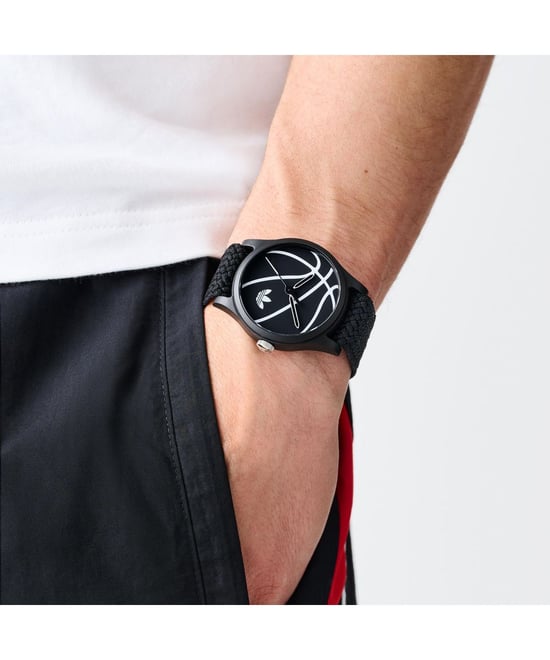 Adidas Originals Game One Unisex Zwarte Horloge AOSY25024 - Image 5