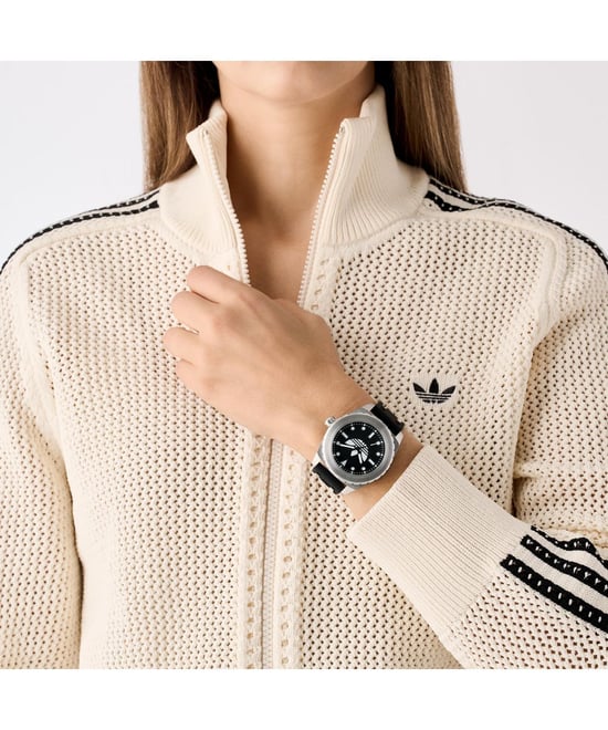 Adidas Originals Discoverer One Unisex Zwarte Horloge AOSY25021 - Image 5
