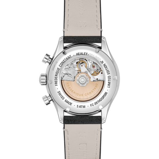Frédérique Constant Vintage Rally Healey Limited Edition Heren Horloge Zwart FC-397HDGR5B6 - Image 2