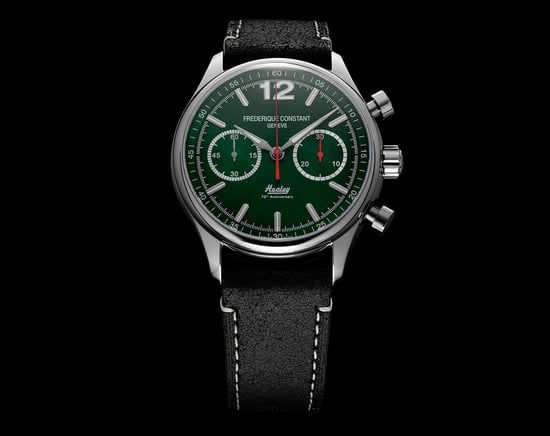 Frédérique Constant Vintage Rally Healey Limited Edition Heren Horloge Zwart FC-397HDGR5B6 - Image 3