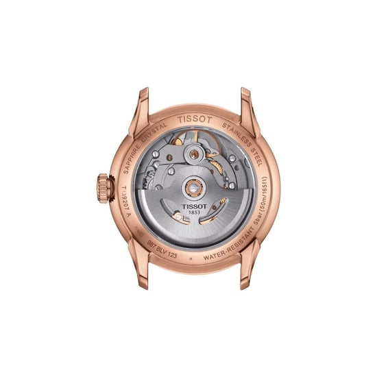 Tissot T-classic Chemin Des Tourelles Powermatic 80 Dames Horloge Beige T1392073603100 - Image 3