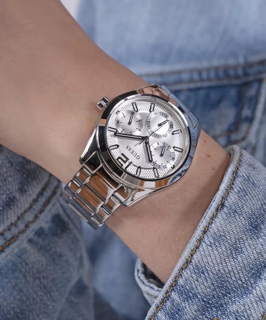 Guess Zoe Dames Horloge Zilverkleurig GW0760L1 - Image 5