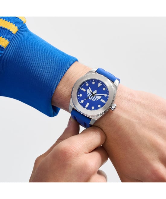 Adidas Originals Discoverer One Unisex Blauwe Horloge AOSY25020 - Image 5