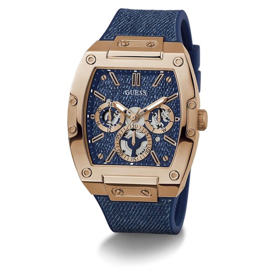 Guess Phoenix Heren Horloge Blauw GW0786G2 - Image 4