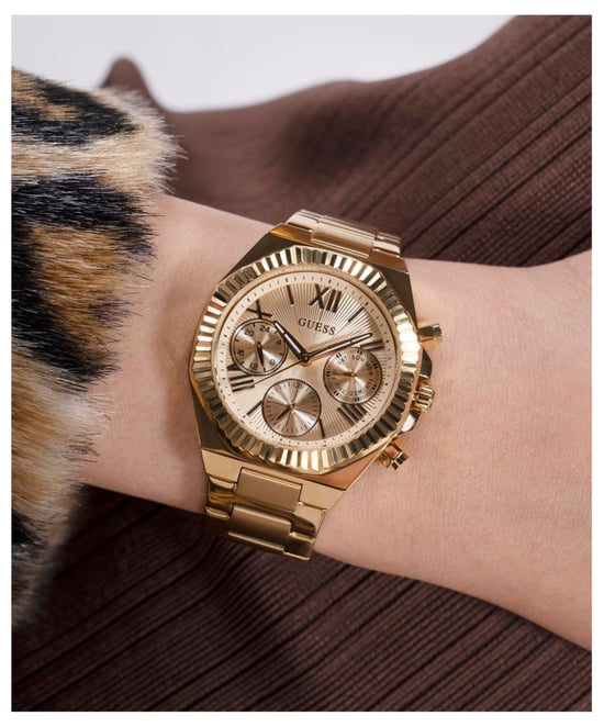 Guess Equality Dames Horloge Goudkleurig GW0769L2 - Image 5