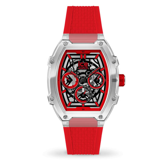 Ice Watch Ice Boliday - Clear Red Skel Unisex Horloge Rood 024288 - Image 1