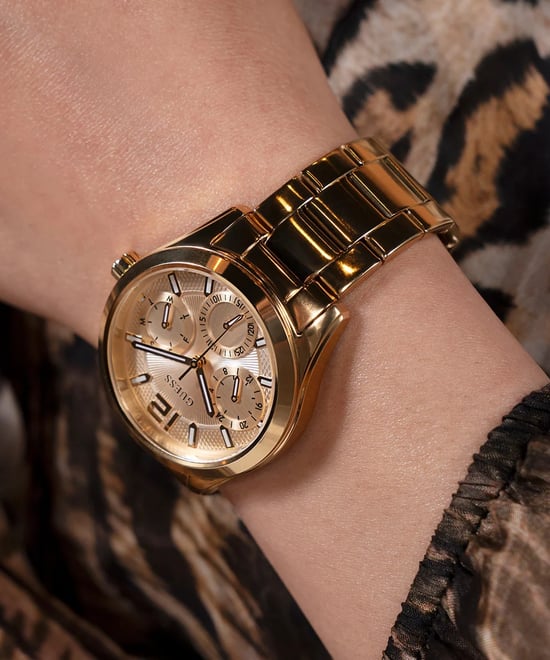 Guess Zoe Dames Horloge Goudkleurig GW0760L2 - Image 5