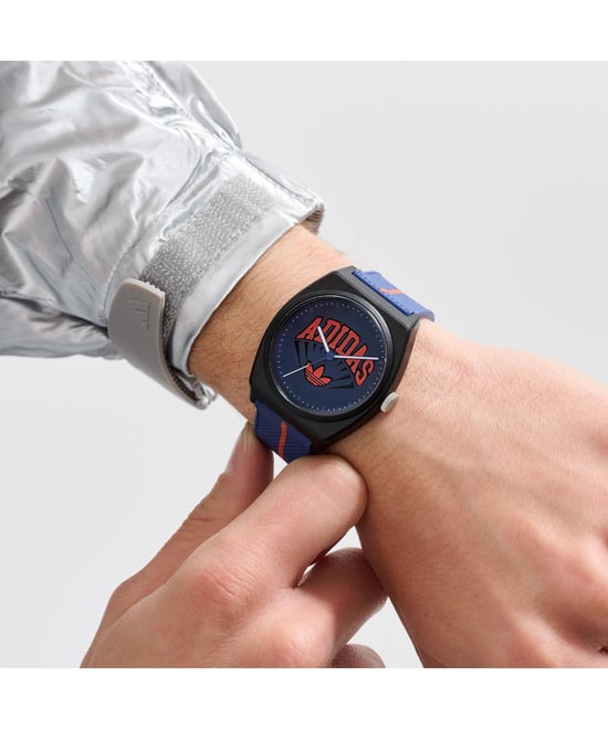 Adidas Originals Project Two Unisex Blauwe Horloge AOST25037 - Image 5