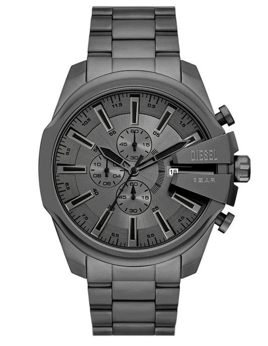 Diesel Mega Chief Slim Heren Horloge Grijs DZ4676 - Image 1