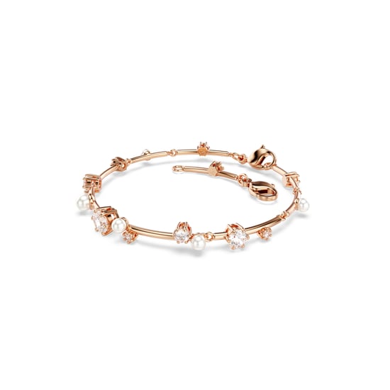 Swarovski 'Constella Bars' Damesgouden Geplateerde Metaalarmband - Roze 5729505 - Image 2