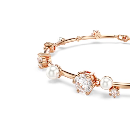 Swarovski 'Constella Bars' Damesgouden Geplateerde Metaalarmband - Roze 5729505 - Image 3