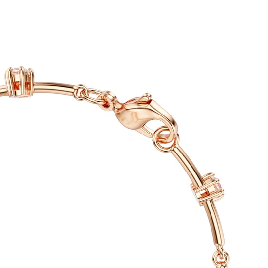Swarovski 'Constella Bars' Damesgouden Geplateerde Metaalarmband - Roze 5729505 - Image 4