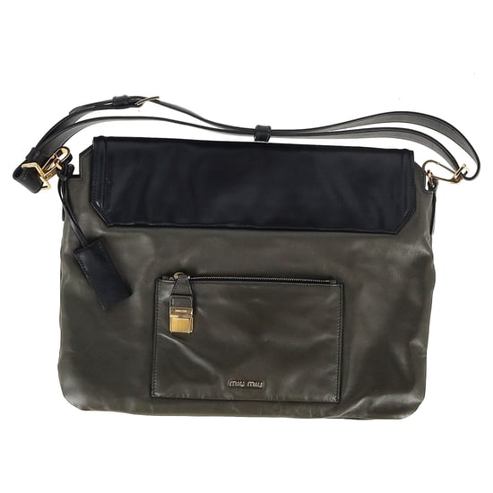 Miu Miu Flap Schoudertas in Multicolor Leer - Image 2