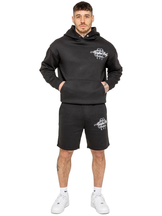 Enzo Milano Heren Bedrukte Fleece Korte Broek - Image 5
