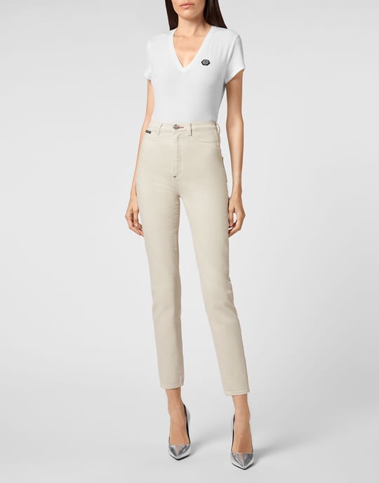 Super Hoge Taille Jegging Iconic Plein - Image 4