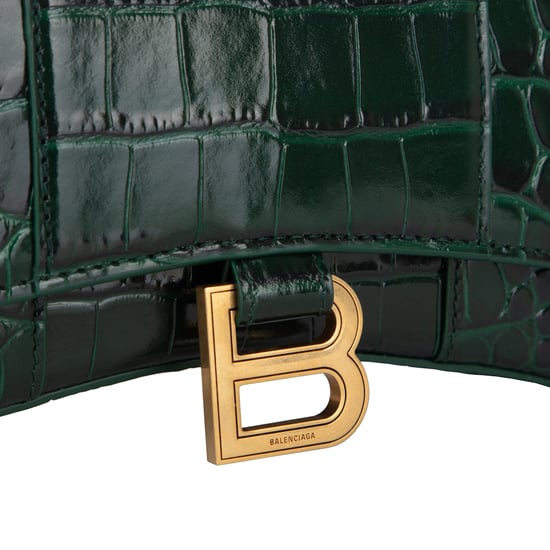Balenciaga Hourglass Embossed Croco Wallet On Chain - Image 5