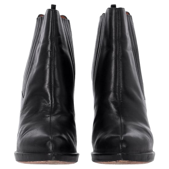 Givenchy Wedge Ankle Boots in Black Leather - Image 3