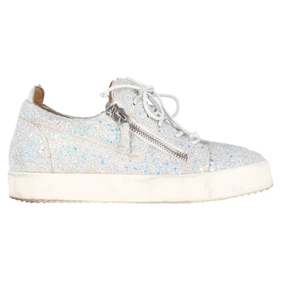 Giuseppe Zanotti May London Sneakers in Witte Glitter - Image 1
