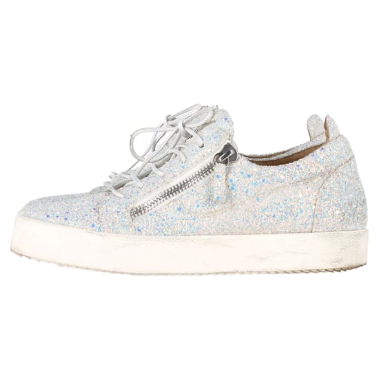 Giuseppe Zanotti May London Sneakers in Witte Glitter - Image 4