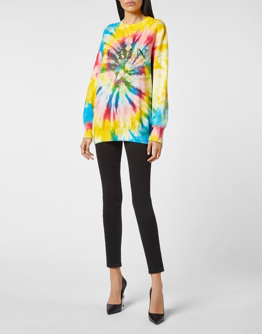 Pullover Ronde Hals Tie Dye - Image 4
