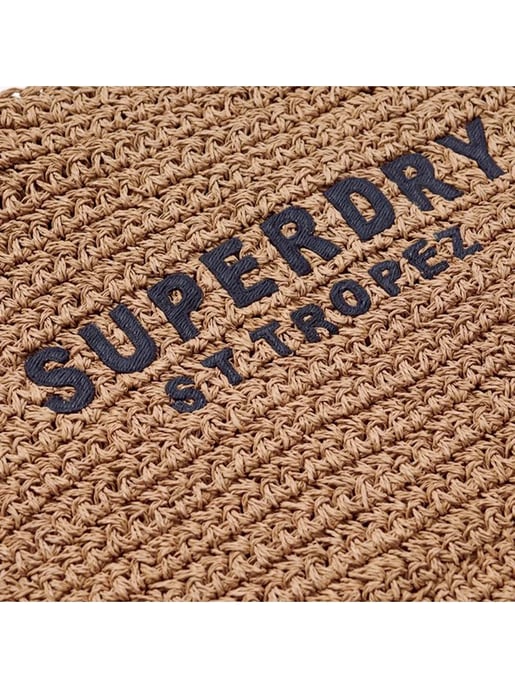Superdry dames draagtassen van raffia City - Image 3