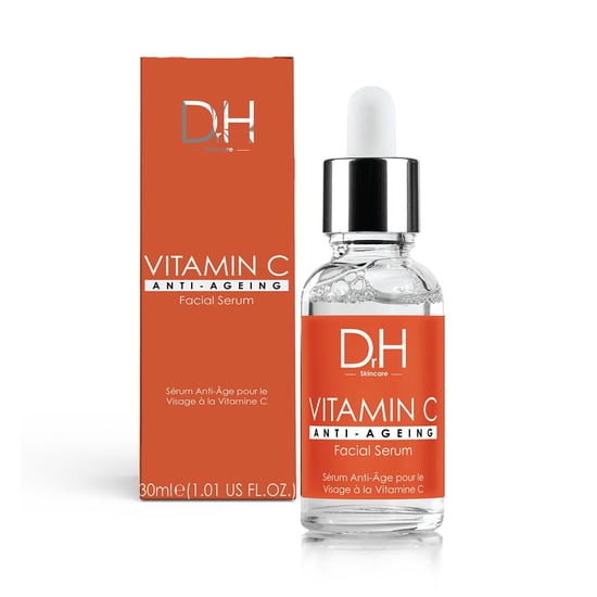 Dr H Anti-Aging Vitamine C Gezichtserum 30ml + Vitamine C Anti-Aging Nachtcrème 60ml - Image 3