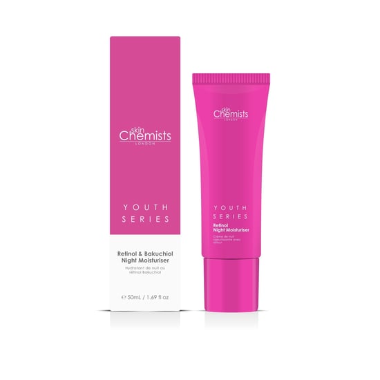 skinChemists Jeugdserie Retinol & Bakuchiol Nachtvochtinbrengende Crème 50ml x 2 Duo Pack - Image 3