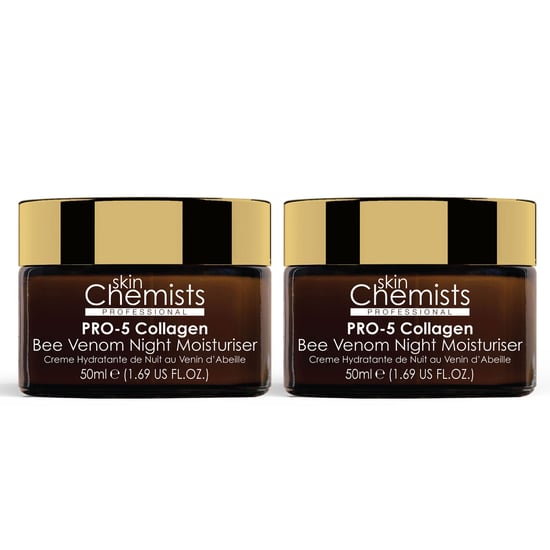 skinChemists Pro-5 Collageen Bijengif Nachtcrème 50ml x 2 Duo Pack - Image 1