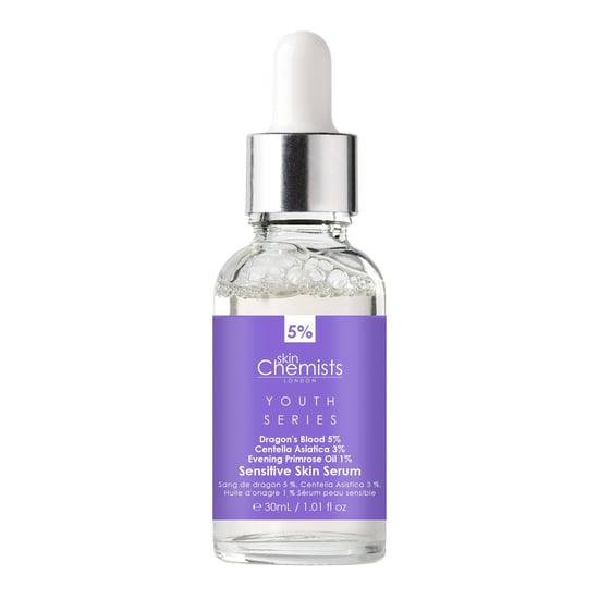 skinChemists Jeugd Serie Gevoelige Huid Serum Drakenbloed 5%, Centella Asiatica 3%, Avondbalsemolie 1% 30ml x 2 Duo Pack - Image 2