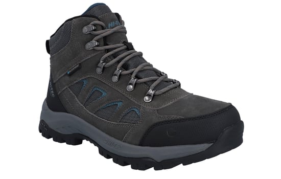 Hi-Tec Bandera Expedition Leren Heren Wandelschoenen In Donkergrijs/Havermist. - Image 2