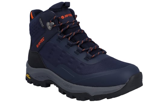 Hi-Tec Storm Expedition Sport Heren Wandelschoenen Van Polyurethaan In Marineblauw/Oranje - Image 2