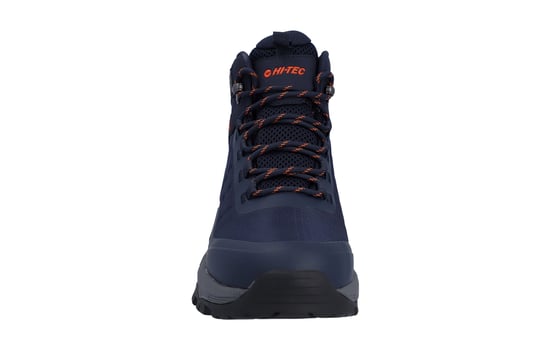 Hi-Tec Storm Expedition Sport Heren Wandelschoenen Van Polyurethaan In Marineblauw/Oranje - Image 4