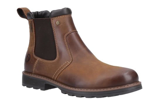 Cotswold Leafield Leren Heren Laarzen In Tan - Image 2