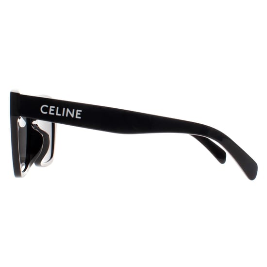 Celine Monochroms CL40198F 01A glanzend zwart rookgrijs zonnebril - Image 3