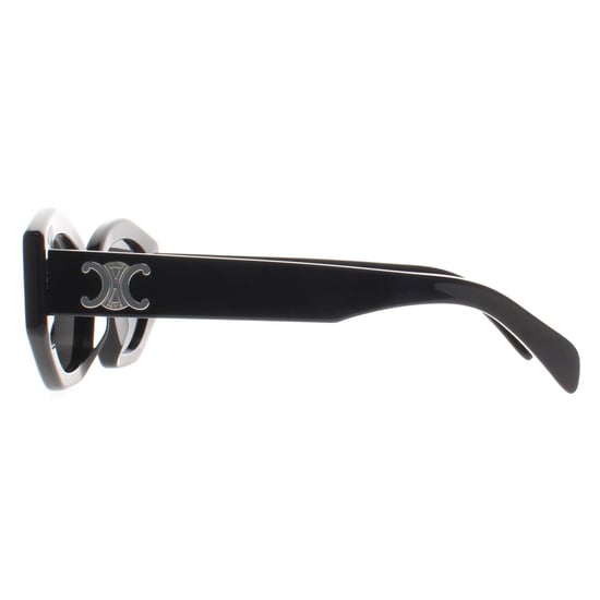 Celine Triomphe CL40238U 01A glanzend zwart rookgrijs zonnebril - Image 3