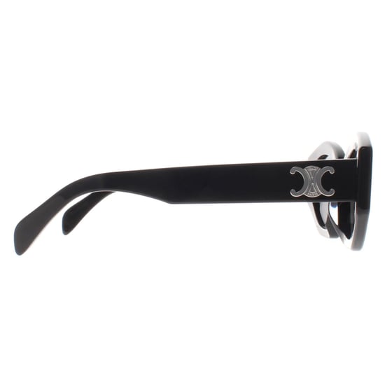 Celine Triomphe CL40238U 01A glanzend zwart rookgrijs zonnebril - Image 4