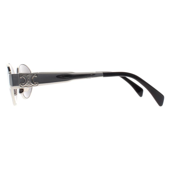 Celine Metal Triomphe CL40235U 16A glanzend palladium rookgrijs zonnebril - Image 3