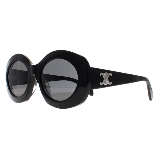 Celine Triomphe CL40292U 01A glanzend zwarte rookgrijze zonnebril - Image 2
