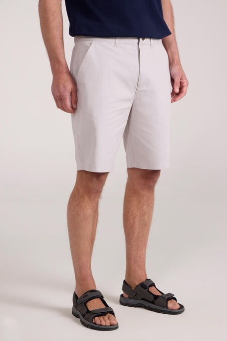 Mountain Warehouse Heren Biologische Chino Shorts (Gebroken wit) - Image 1