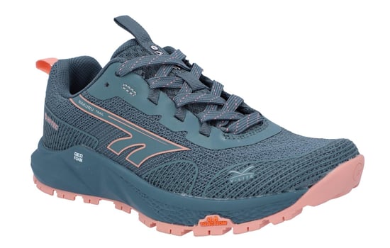 Hi-Tec Geo Nakuru Polyester Dames Wandelschoenen Flintstone/Koraal - Image 2