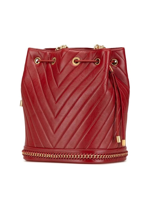 Chanel Chevron Gewatteerde Lederen Emmer - Image 1