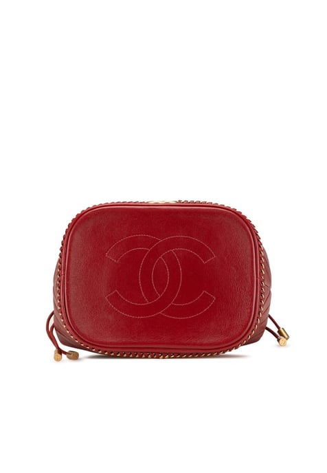 Chanel Chevron Gewatteerde Lederen Emmer - Image 2