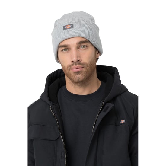 Dickies Acrylaat Omgeslagen Unisex Volwassenen Grijze Beanie Muts - Image 1