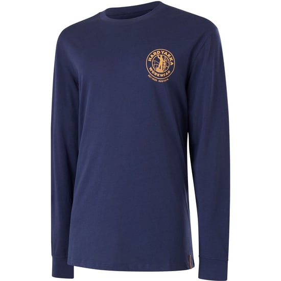 Hard Yakka Heritage Icon Katoenen Heren T-shirt - Blauw - Image 3